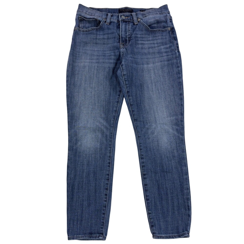 Lucky Brand Ava Mid Rise Skinny Ankle Jeans Blue Medium Wash 8/29 A Stretch